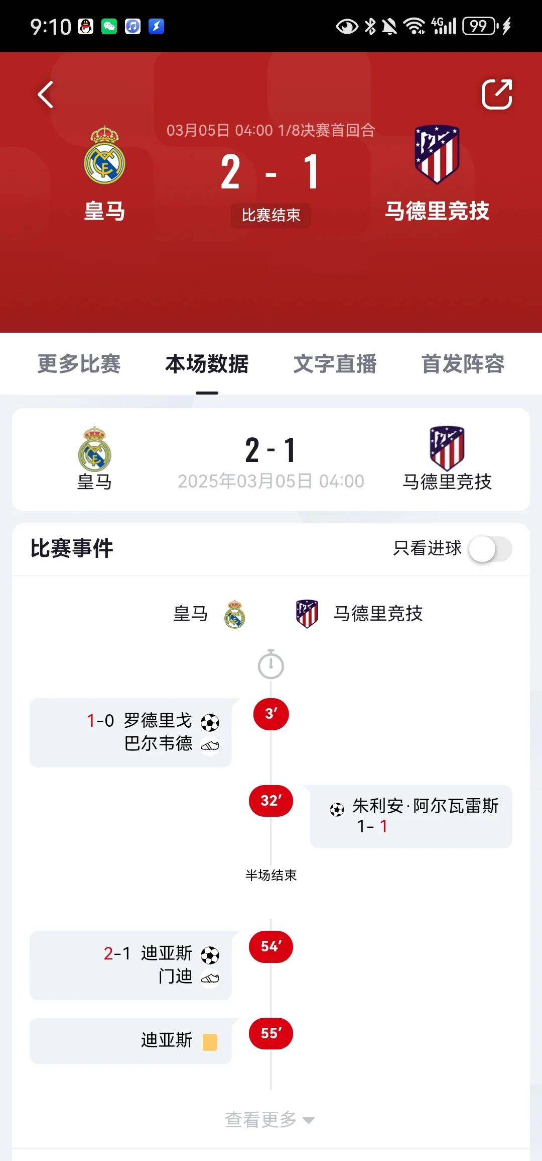 马竞主场落败，积分榜领跑地位受到威胁的简单介绍