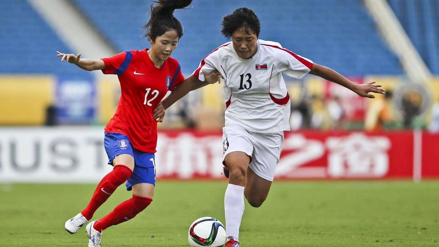 韩国女足联赛上的一次惊艳表现